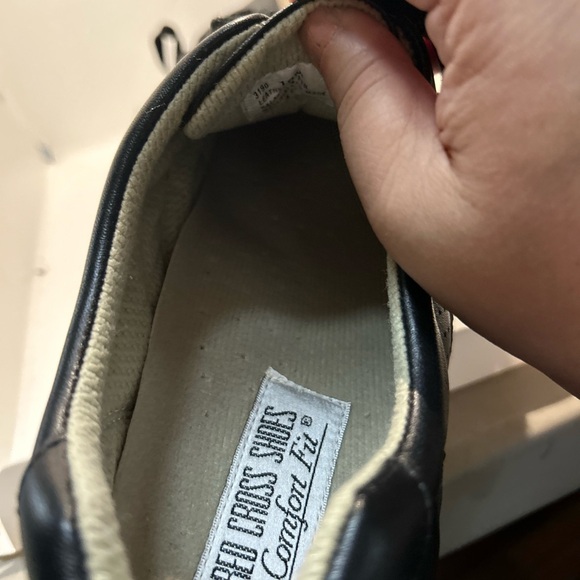 RED CROSS SHOES black lace up loafer size 10 - Picture 8 of 9